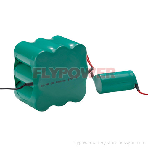 Ni-MH Battery, 12V Sc1300mAh High Power Rechargeable Battery Pack (10S of FH-Sc1300P)